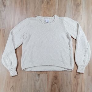 🔺️Wearing Your Heart on Your Sleeve Cream Sweater Medium